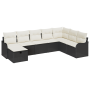Juego de Sofá de Jardín de 8 Piezas con Cojines Poliratán Negro von , Outdoor-Sofas - Ref: Foro24-3360358, Preis: 501,94 €, R...