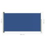 Toldo lateral retráctil de jardín azul 160x300 cm de vidaXL, Sombrillas - Ref: Foro24-317882, Precio: 62,16 €, Descuento: %