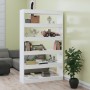Glänzend weißes Regal/Raumteiler 100x30x166 cm von vidaXL, Bücherregale und Regale - Ref: Foro24-811769, Preis: 83,19 €, Raba...