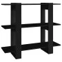Schwarzes Regal/Raumteiler 100x30x87 cm von vidaXL, Bücherregale und Regale - Ref: Foro24-811548, Preis: 45,24 €, Rabatt: %