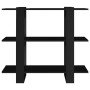 Black shelving/space divider 100x30x87 cm by vidaXL, Bookcases and shelves - Ref: Foro24-811548, Price: 46,03 €, Discount: %