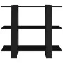 Estantería/divisor de espacios negro 100x30x87 cm de vidaXL, Librerías y estanterías - Ref: Foro24-811548, Precio: 45,19 €, D...