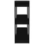 Schwarzes Regal/Raumteiler 100x30x87 cm von vidaXL, Bücherregale und Regale - Ref: Foro24-811548, Preis: 45,24 €, Rabatt: %