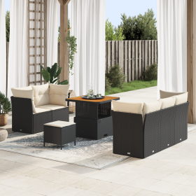 Conjunto de Sofá de Jardín de 8 Piezas con