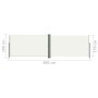 Toldo lateral retráctil color crema 180x600 cm by vidaXL, Umbrellas - Ref: Foro24-318001, Price: 100,81 €, Discount: %