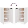 White plywood shoe cabinet 30x35x70 cm by vidaXL, Shoe racks and shoe organizers - Ref: Foro24-811412, Price: 62,79 €, Discou...