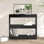 Black shelving/space divider 80x30x72 cm by vidaXL, Bookcases and shelves - Ref: Foro24-811692, Price: 58,29 €, Discount: %