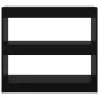 Black shelving/space divider 80x30x72 cm by vidaXL, Bookcases and shelves - Ref: Foro24-811692, Price: 58,29 €, Discount: %