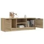 TV-Schrank aus Sonoma-Eichensperrholz, 102 x 35 x 36,5 cm von vidaXL, TV-Möbel - Ref: Foro24-811514, Preis: 72,16 €, Rabatt: %