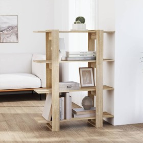 Shelving/space divider Sonoma oak color 100x30x123.5 cm by vidaXL, Bookcases and shelves - Ref: Foro24-811541, Price: 60,09 €...