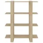 Estantería/divisor espacios color roble Sonoma 100x30x123,5 cm de vidaXL, Librerías y estanterías - Ref: Foro24-811541, Preci...