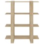Regal/Raumteiler Sonoma-Eiche Farbe 100x30x123,5 cm von vidaXL, Bücherregale und Regale - Ref: Foro24-811541, Preis: 60,09 €,...