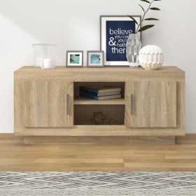 TV-Schrank aus Sonoma-Eichensperrholz, 102 x 35 x 45 cm von vidaXL, TV-Möbel - Ref: Foro24-811793, Preis: 77,31 €, Rabatt: %