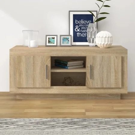 TV-Schrank aus Sonoma-Eichensperrholz, 102 x 35 x 45 cm von vidaXL, TV-Möbel - Ref: Foro24-811793, Preis: 76,07 €, Rabatt: %