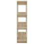 Regal/Raumteiler Sonoma-Eiche Farbe 100x30x123,5 cm von vidaXL, Bücherregale und Regale - Ref: Foro24-811541, Preis: 60,09 €,...