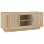 TV-Schrank aus Sonoma-Eichensperrholz, 102 x 35 x 45 cm von vidaXL, TV-Möbel - Ref: Foro24-811793, Preis: 77,31 €, Rabatt: %