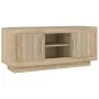 TV-Schrank aus Sonoma-Eichensperrholz, 102 x 35 x 45 cm von vidaXL, TV-Möbel - Ref: Foro24-811793, Preis: 76,07 €, Rabatt: %