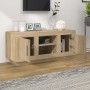 TV-Schrank aus Sonoma-Eichensperrholz, 102 x 35 x 45 cm von vidaXL, TV-Möbel - Ref: Foro24-811793, Preis: 77,31 €, Rabatt: %