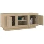 TV-Schrank aus Sonoma-Eichensperrholz, 102 x 35 x 45 cm von vidaXL, TV-Möbel - Ref: Foro24-811793, Preis: 76,07 €, Rabatt: %