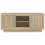 TV-Schrank aus Sonoma-Eichensperrholz, 102 x 35 x 45 cm von vidaXL, TV-Möbel - Ref: Foro24-811793, Preis: 76,07 €, Rabatt: %