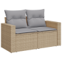 Juego de Sofás de Jardín de 12 Piezas con Cojines Rattan Poliéster Beige Acacia | Foro24.es | Tu tienda online para hogar, jardín y más Foro24.es