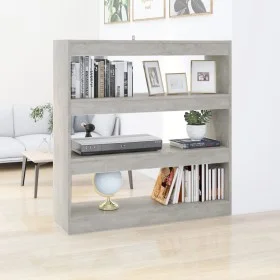 Concrete gray shelving/space divider 100x30x103 cm by vidaXL, Bookcases and shelves - Ref: Foro24-811749, Price: 51,28 €, Dis...