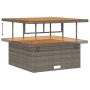 Juego de Sofá de Jardín de 13 Piezas con Cojines en Poliratán Gris de Acacia by , Outdoor sofas - Ref: Foro24-3361668, Price:...