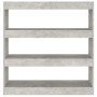 Betongraues Regal/Raumteiler 100x30x103 cm von vidaXL, Bücherregale und Regale - Ref: Foro24-811749, Preis: 52,59 €, Rabatt: %