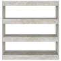Concrete gray shelving/space divider 100x30x103 cm by vidaXL, Bookcases and shelves - Ref: Foro24-811749, Price: 51,88 €, Dis...