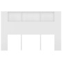 Weißes Kopfteilmöbel 160x18,5x104,5 cm von vidaXL, Kopf- und Fußteile - Ref: Foro24-811934, Preis: 72,06 €, Rabatt: %