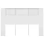 White headboard furniture 160x18.5x104.5 cm by vidaXL, Headboards and footboards - Ref: Foro24-811934, Price: 72,06 €, Discou...