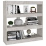Betongraues Regal/Raumteiler 100x30x103 cm von vidaXL, Bücherregale und Regale - Ref: Foro24-811749, Preis: 52,59 €, Rabatt: %