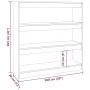 Concrete gray shelving/space divider 100x30x103 cm by vidaXL, Bookcases and shelves - Ref: Foro24-811749, Price: 51,88 €, Dis...