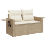 Conjunto de Sofás de Jardín de 10 Piezas con Cojines Beige Ratán Natural Acacia | Foro24.es | Tu tienda online para hogar, jardín y más Foro24.es