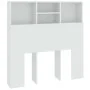 Weißes Kopfteilmöbel 100x19x103,5 cm von vidaXL, Kopf- und Fußteile - Ref: Foro24-811844, Preis: 76,15 €, Rabatt: %
