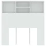 Weißes Kopfteilmöbel 100x19x103,5 cm von vidaXL, Kopf- und Fußteile - Ref: Foro24-811844, Preis: 76,15 €, Rabatt: %