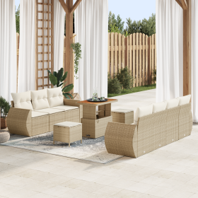 Comprar Juego de Sofás de Jardín de 10 Piezas con