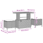 Set de Sofá de Jardín de 11 Piezas con Cojines Ratán Polipropileno Negro Acacia by , Outdoor sofas - Ref: Foro24-3361850, Pri...