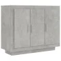 Gray concrete plywood sideboard 92x35x75 cm by vidaXL, Sideboards - Ref: Foro24-811839, Price: 82,55 €, Discount: %