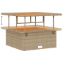 Conjunto de Sofá de Jardín de 13 Piezas con Cojines Beige de Polirratán Acacia | Foro24.es | Tu tienda online para hogar, jardín y más Foro24.es