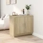 Sideboard aus Sonoma-Eichensperrholz, 80 x 40 x 75 cm von vidaXL, Sideboards - Ref: Foro24-811820, Preis: 85,34 €, Rabatt: %