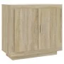 Aparador de madera contrachapada roble Sonoma 80x40x75 cm de vidaXL, Aparadores - Ref: Foro24-811820, Precio: 85,32 €, Descue...
