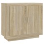 Sideboard aus Sonoma-Eichensperrholz, 80 x 40 x 75 cm von vidaXL, Sideboards - Ref: Foro24-811820, Preis: 83,53 €, Rabatt: %