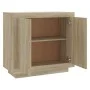 Sideboard aus Sonoma-Eichensperrholz, 80 x 40 x 75 cm von vidaXL, Sideboards - Ref: Foro24-811820, Preis: 85,34 €, Rabatt: %