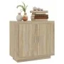 Sideboard aus Sonoma-Eichensperrholz, 80 x 40 x 75 cm von vidaXL, Sideboards - Ref: Foro24-811820, Preis: 85,34 €, Rabatt: %