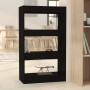 Black engineered wood shelf/divider 60x30x103 cm by vidaXL, Bookcases and shelves - Ref: Foro24-811656, Price: 52,99 €, Disco...
