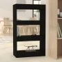 Black engineered wood shelf/divider 60x30x103 cm by vidaXL, Bookcases and shelves - Ref: Foro24-811656, Price: 52,45 €, Disco...