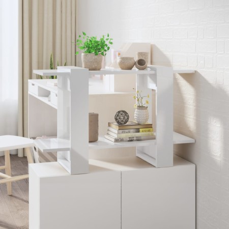 Glossy white shelving/space divider 80x30x51 cm by vidaXL, Bookcases and shelves - Ref: Foro24-811598, Price: 32,63 €, Discou...