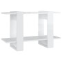 Glossy white shelving/space divider 80x30x51 cm by vidaXL, Bookcases and shelves - Ref: Foro24-811598, Price: 32,63 €, Discou...
