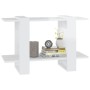 Glossy white shelving/space divider 80x30x51 cm by vidaXL, Bookcases and shelves - Ref: Foro24-811598, Price: 32,63 €, Discou...